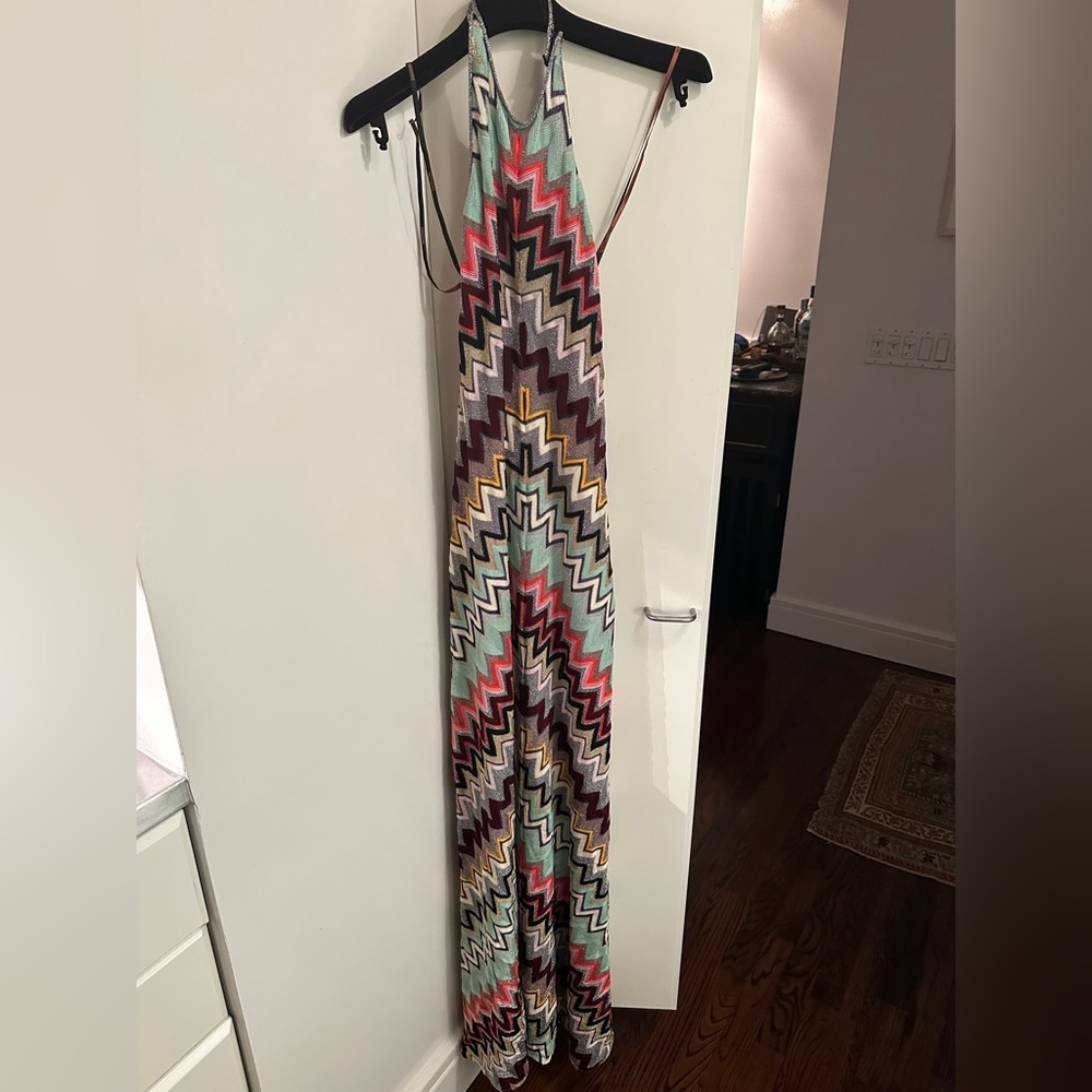 Missoni NWT long halter dress